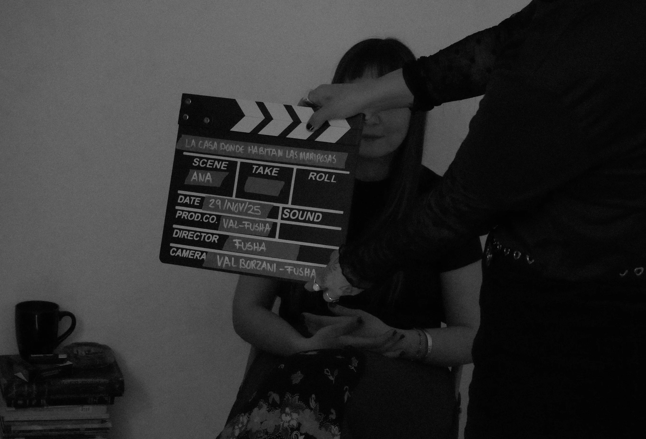 Día 2 de grabación, fotografía de Valeria Borzani